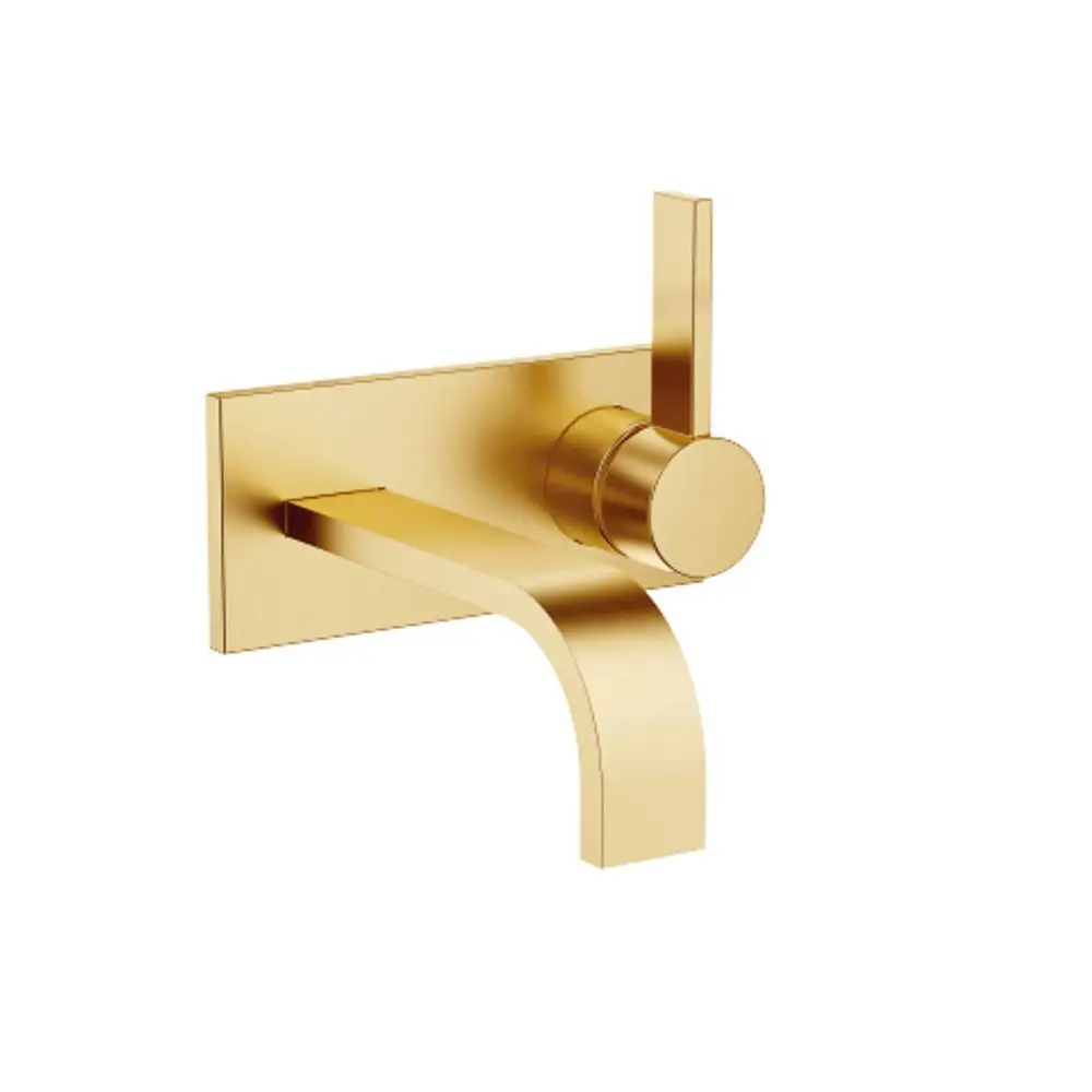 Dornbracht-MEM-Waschtisch-Wand-Einhandbatterie-Brückenbatterie-Ausladung 177mm-Messing gebürstet (23kt), 36863782-28 Galeriebild 1